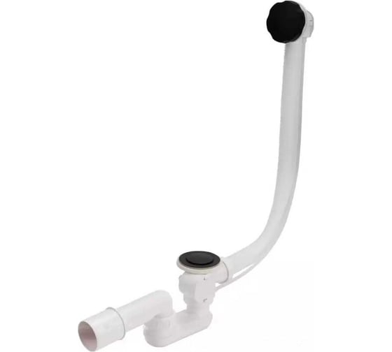 Изображение товара Слив-перелив п/автомат Aquanet V55R 70см эко п/упак, черный 323243 00323243