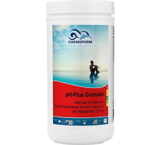 Изображение товара Гранулированный pH-плюс CHEMOFORM 1 кг 802001