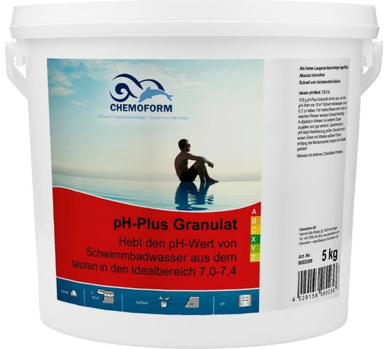 Изображение товара Гранулированный pH-плюс CHEMOFORM 5 кг 802005