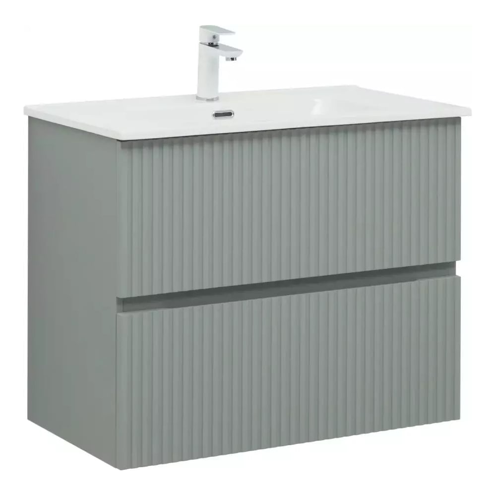 Изображение товара Тумба Aquanet Джейн 80 мисти грин - подвесная тумба для ванной