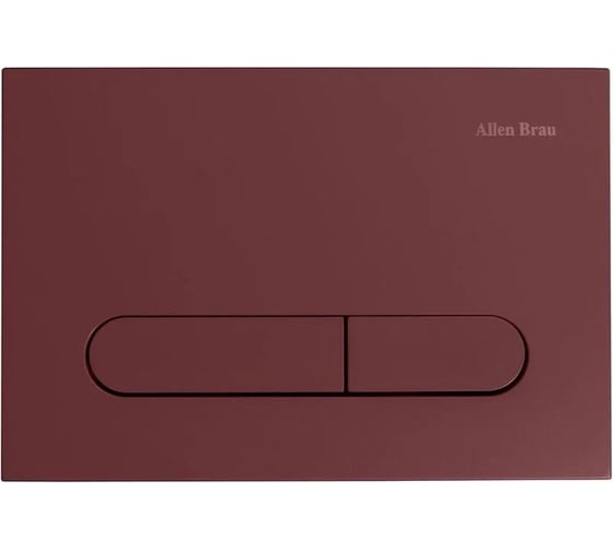 Изображение товара Кнопка смыва ALLEN BRAU PROJECT COLOR abs-пластик, 230x156 мм, бордо 9.2PR01.BD (326472) 00326472