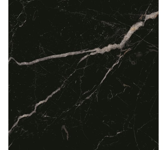 Изображение товара Керамогранит Realistik Royal Black High Glossy глянцевый, под мрамор 60x60, 1,44 кв.м Royal60, HG, Realistik