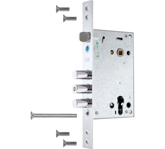 Изображение товара Замок врезной CRIT ЗВ-А8 закрывается поднятием ручки вверх 03105