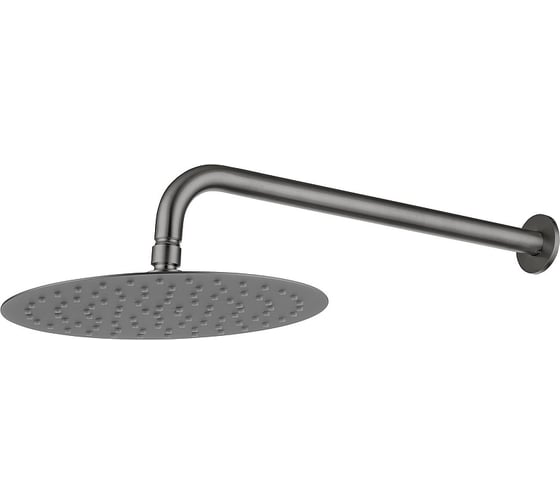 Изображение товара Верхний душ ALLEN BRAU 5.31A17-MG PRIORITY Slim, нерж. сталь 304, ф 300 мм. держатель 430мм, графит браш 00323754