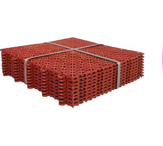 Изображение товара Модульное покрытие KIMRIK 33x33 см, терракот, 9 шт KG110302