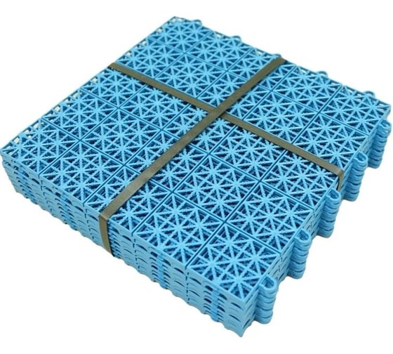 Изображение товара Модульное покрытие KIMRIK 33x33 см, голубой, 9 шт KG110304