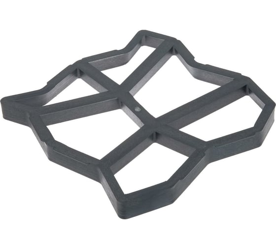 Изображение товара Садовая дорожка KIMRIK, 44x44 см, толщина 40 мм, черная KG000645