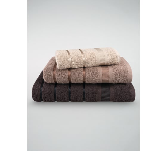 Изображение товара Полотенца махровые DIANA Севилья, Скалистый пляж, 30x50, 50x90, 70x140 см ПМСевD-СП-30-50-70