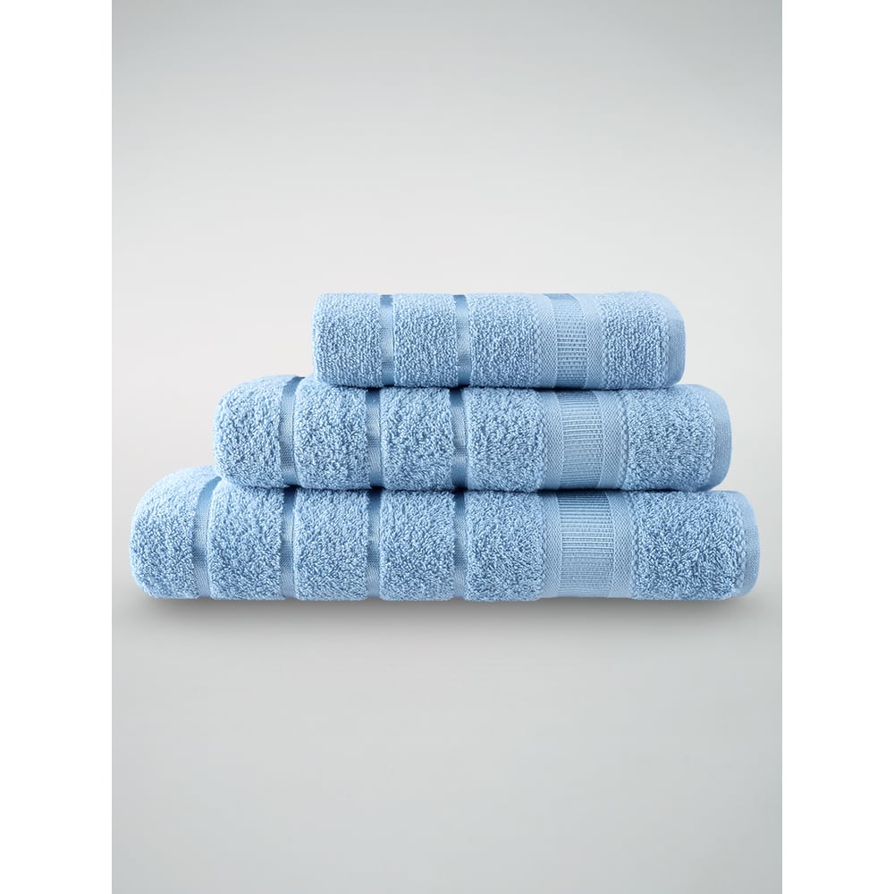 Изображение товара Махровые полотенца DIANA Севилья голубой 30x50 50x90 70x140 см