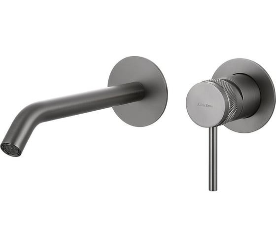 Изображение товара Cмеситель для умывальника ALLEN BRAU 5.31A03-MG PRIORITY 3.0 встраиваемый, излив 200 мм, Kerox, Easy box, графит браш 00323738