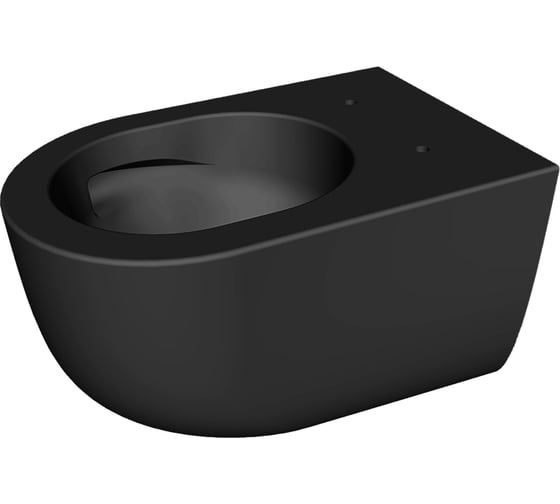 Изображение товара Унитаз подвесной безободковый HATRIA FUTURA слив Vortex, без сиденья, черный матовый A0Y9BA02