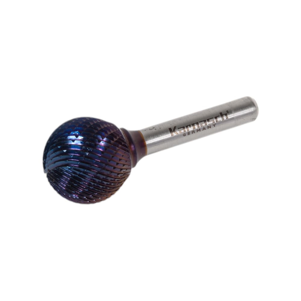 Изображение товара Борфреза твердосплавная сферическая D 25мм 8мм хвостовик Karnasch 11.5031-120