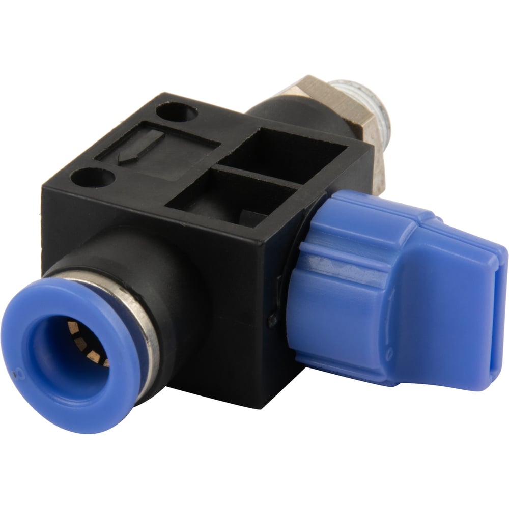 Изображение товара Фитинг цанговый с краном R3/8" Harrison HRS-HVSF1003 для труб