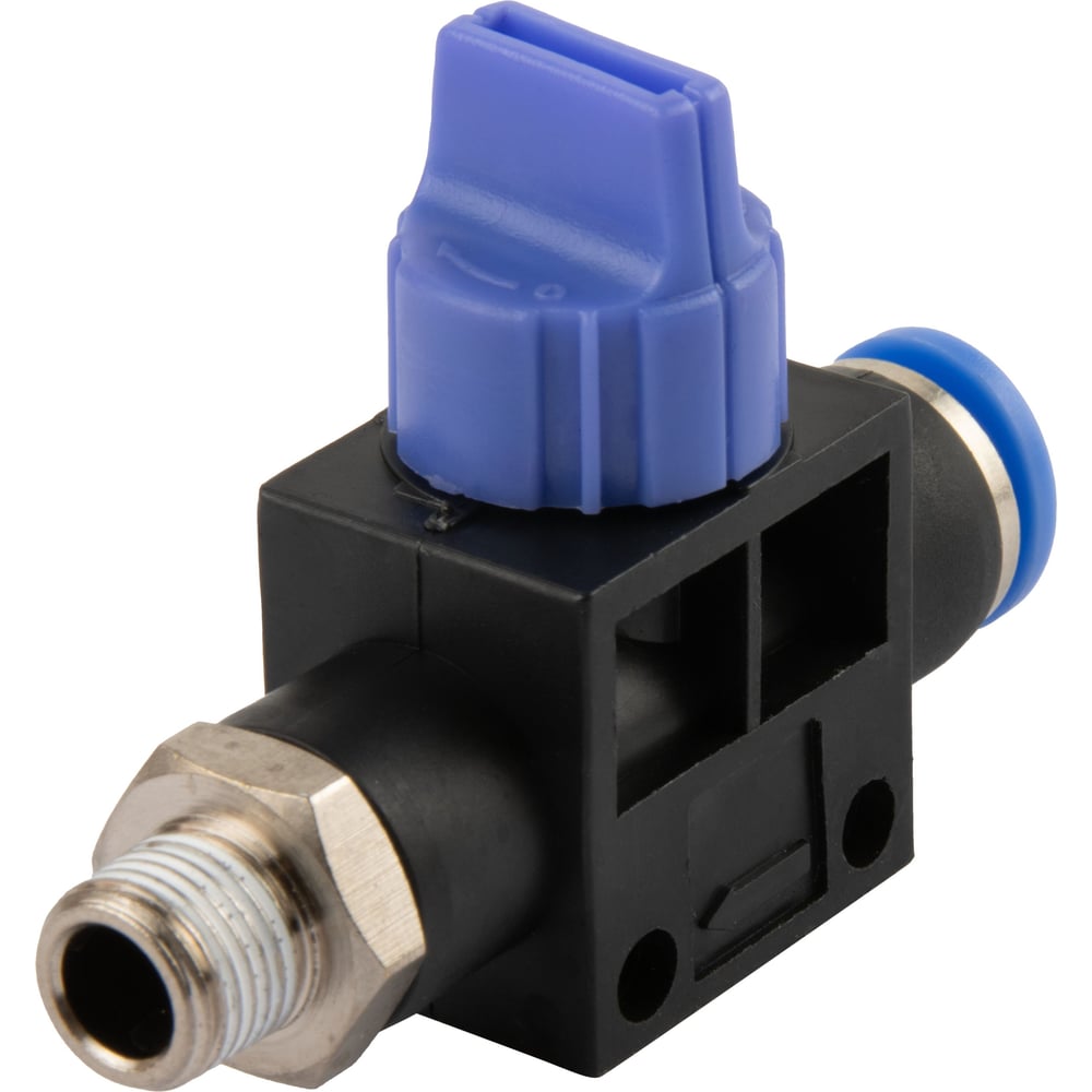 Изображение товара Фитинг цанговый с краном с наружной резьбой R1/8" Harrison HRS-HVFS801