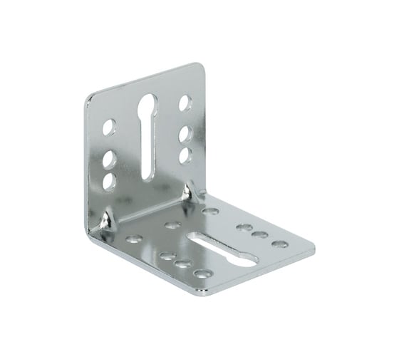 Изображение товара Монтажный угольник нилированный Hafele 55x45x50 мм 558.12.943