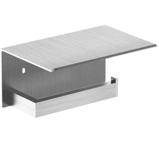 Изображение товара Держатель для туалетной бумаги Nofer Corinto с полочкой для мобильного телефона, хром 16878.B