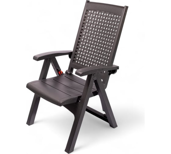 Изображение товара Кресло складное пластиковое SHAF METAL черное SH-55351B