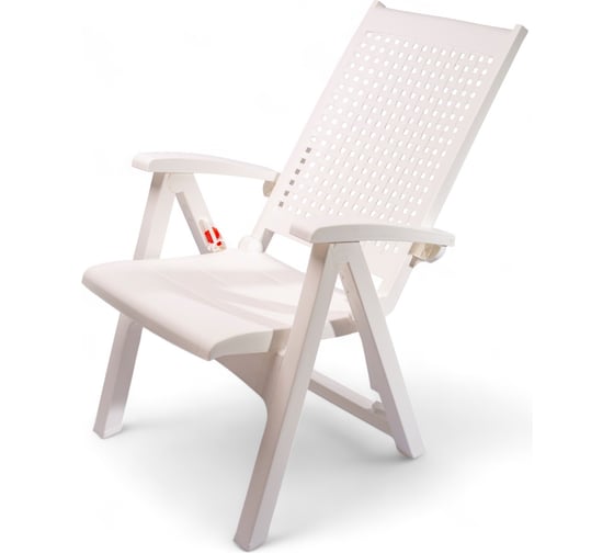 Изображение товара Кресло пластиковое складное SHAF METAL белое SH-55350W