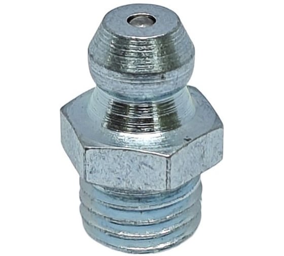 Изображение товара Пресс-масленка прямая оцинкованная MasloSmenka H1 M8x1, комплект 10 шт., оцинкованная сталь, Европейский стандарт DIN71412 010103-10