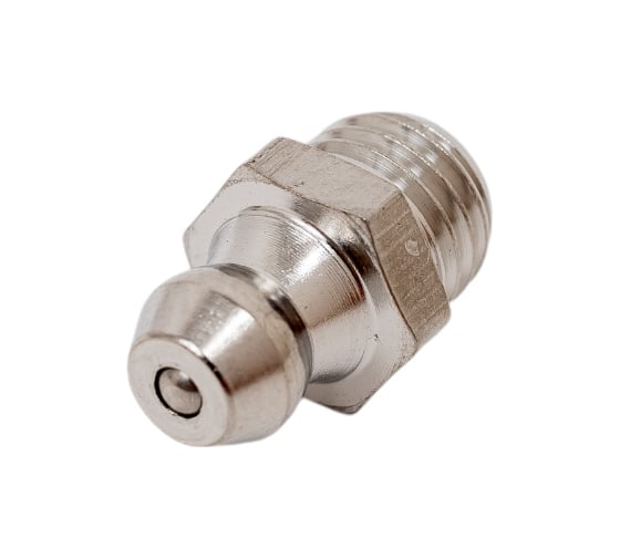 Изображение товара Пресс-масленка прямая нерж. H1 M8x1, комплект 10 шт.,нержавеющая сталь AISI304, Европейский стандарт DIN71412, MasloSmenka 010702-10