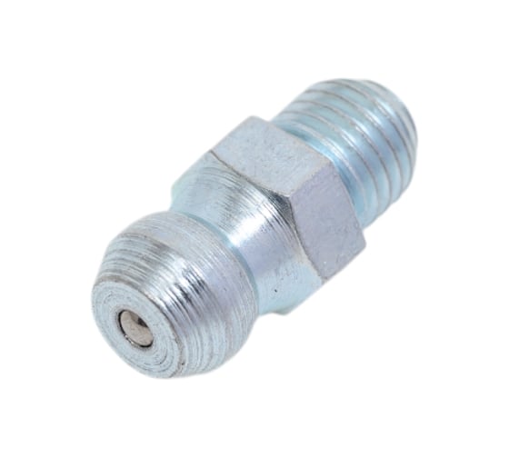 Изображение товара Пресс-масленка прямая оц. H1 M6x0,75, комплект 10 шт., оцинкованная сталь, Европейский стандарт DIN71412, MasloSmenka 010101-10