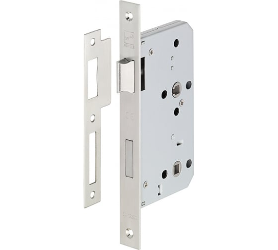 Изображение товара Замок врезной WC Hafele нержавеющая сталь, матовый, 55/24 911.02.149