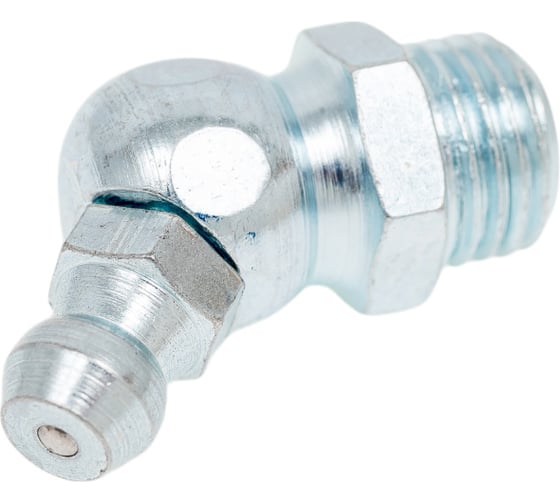 Изображение товара Пресс-масленка угловая оц. H2 M10x1, комплект 10 шт., оцинкованная сталь, Европейский стандарт DIN71412, MasloSmenka 010204-10