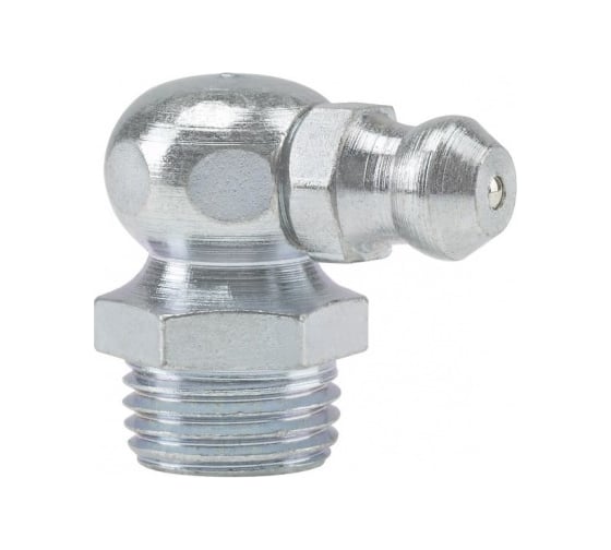 Изображение товара Пресс-масленка угловая оц. H3 M10x1 комплект 100 шт., оцинкованная сталь, Европейский стандарт DIN71412, MasloSmenka 010304-100