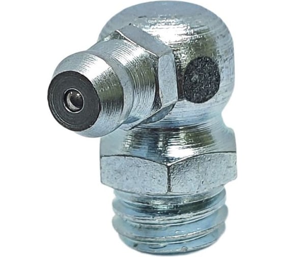 Изображение товара Пресс-масленка угловая оц. H3 M10x1,5 комплект 100 шт., оцинкованная сталь, Европейский стандарт DIN71412, MasloSmenka 010306-100