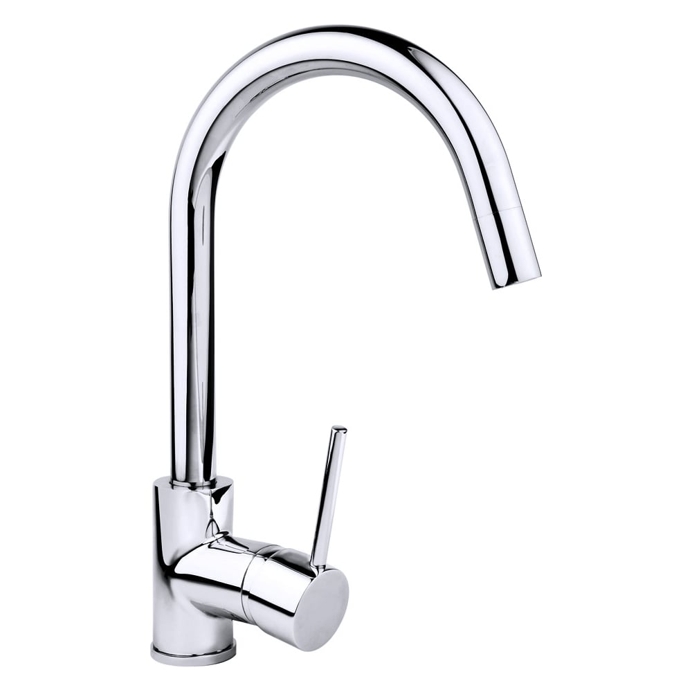 Изображение товара Кухонный смеситель EMAR ЕС-3004 с поворотным изливом и хромовым покрытием