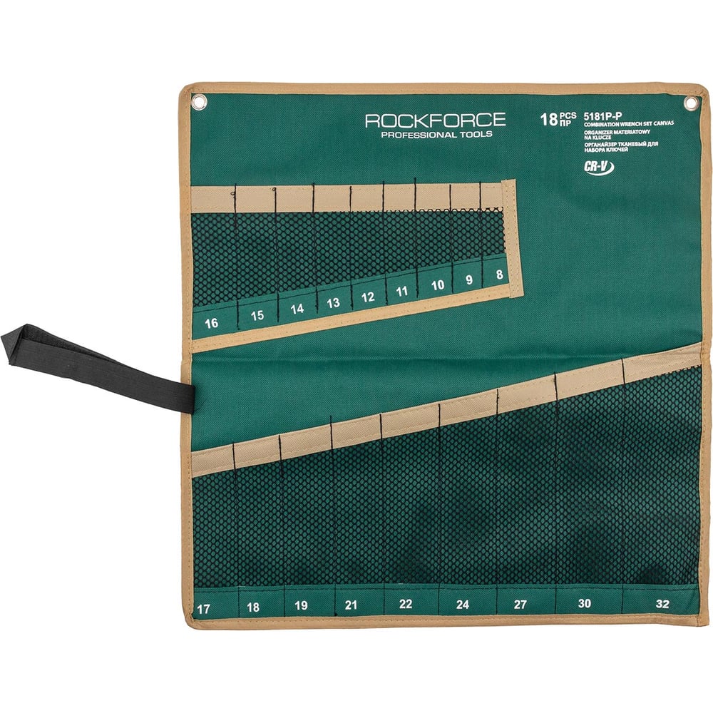 Изображение товара Органайзер тканевый для набора ключей Rockforce 18пр RF-5181P-P(59137)
