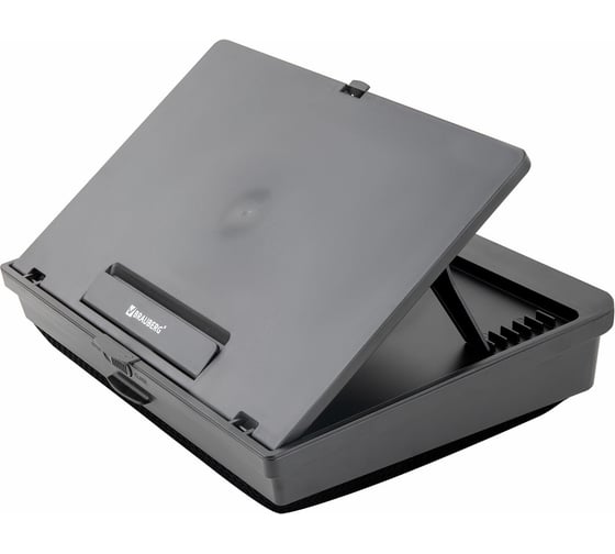 Изображение товара Подставка для ноутбука/планшета BRAUBERG 377x287x80 мм, ящик для хранения 513793