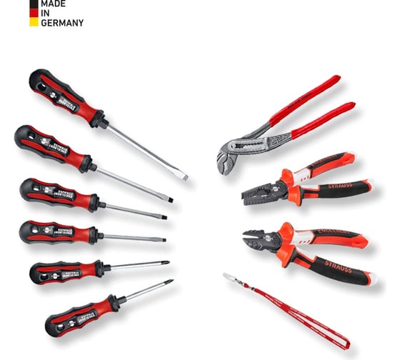 Изображение товара Набор отверток и шарнирно губцевого инструмента Engelbert Strauss 10 шт. 5513041