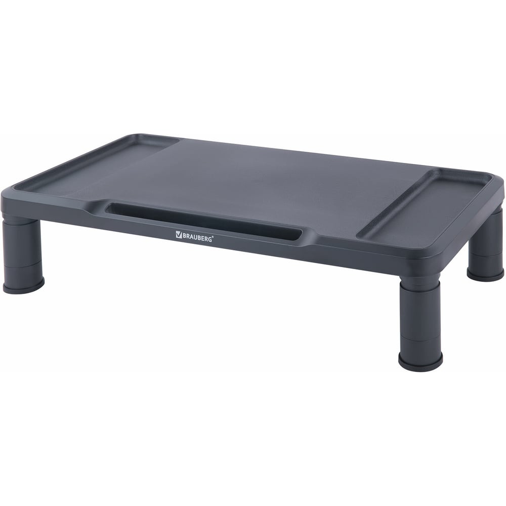 Изображение товара Подставка для монитора и ноутбука BRAUBERG 555x265x114 мм черная