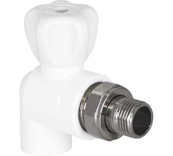 Изображение товара Шаровой кран TEBO PPR для радиаторов, угловой, 20x1/2 н. р. 030060211