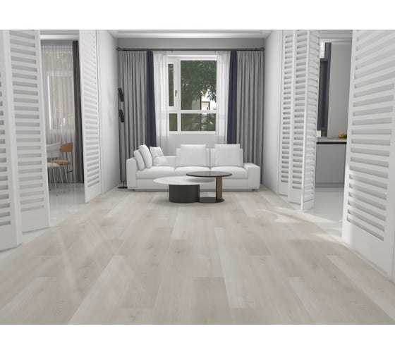 Изображение товара Кварц виниловый ламинат FLOORWOOD Uantroo Дуб Элжерон 43 класс 5 мм с подложкой (2,23 кв.м) 6533