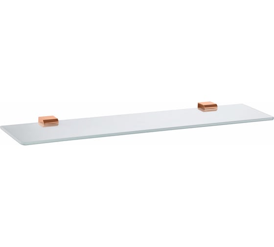 Изображение товара Полочка настенная стеклянная RavSlezak, розовый золотистый глянцевый NLA0900/60ZRL