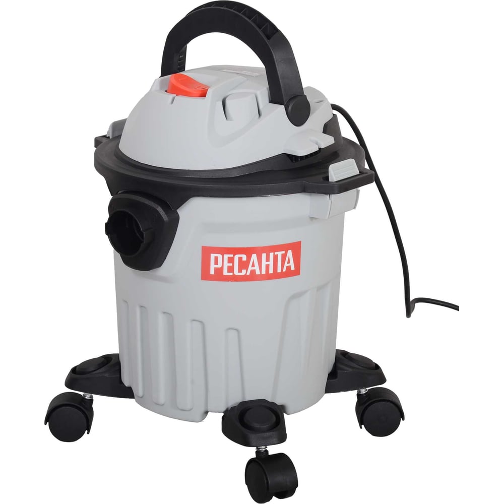 Изображение товара Строительный пылесос Ресанта ПС-1400/15 75/19/4 с функцией выдувания и сбором жидкости