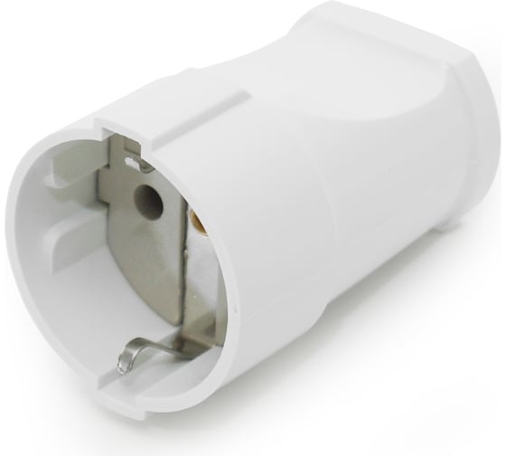 Изображение товара Электрическая Розетка Jilion евро с заземлением, 16А белый 9533838