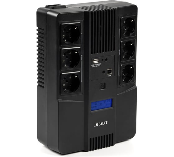Изображение товара Источник бесперебойного питания SKAT -UPS 800-AID-IN-1x9 8935