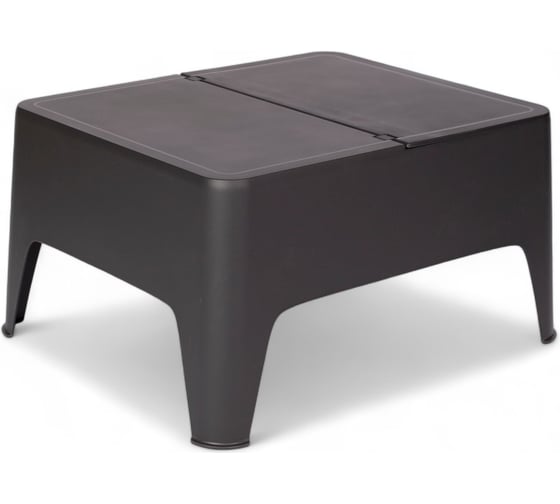 Изображение товара Стол для шезлонга SHAF ALASKA черный с отсеком для хранения SH-55392B