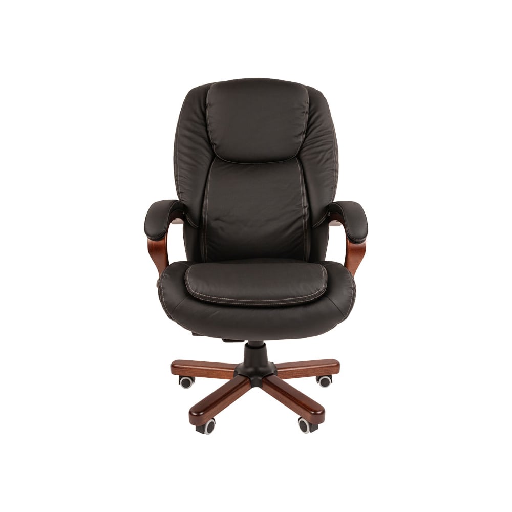 Изображение товара Офисное кресло CHAIRMAN 408 натуральная кожа/экокожа черная мультиблок 00-07163871