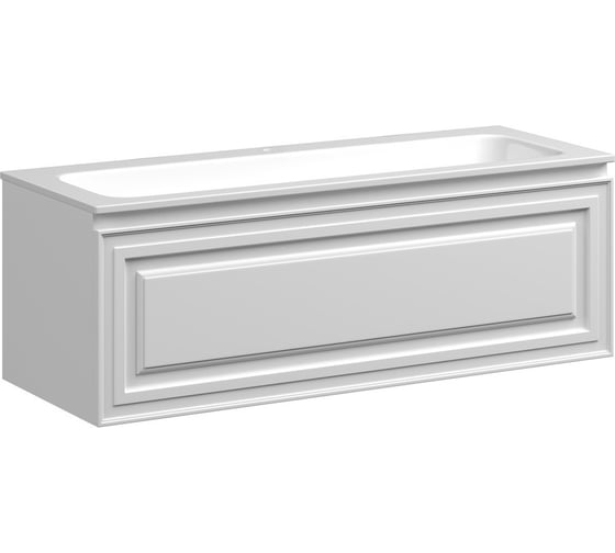 Изображение товара Тумба подвесная Sancos Very 1195x445x406, c одним ящиком оснащенным доводчиками, Bianco VR120W