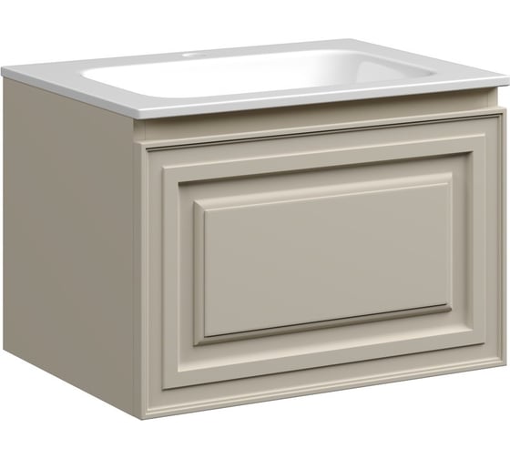 Изображение товара Тумба подвесная Sancos Very 590x445x406 мм, c одним ящиком оснащенным доводчиками, Beige Soft VR60CE