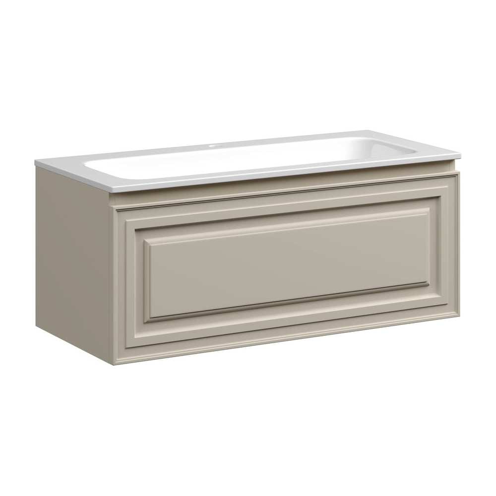 Изображение товара Подвесная тумба Sancos Very 995x445x406 с ящиком и доводчиками бежевый