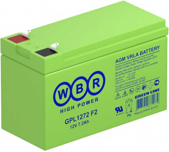 Изображение товара Аккумулятор для ИБП WBR GPL1272WBR
