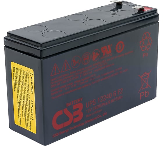 Изображение товара Аккумулятор для ИБП CSB UPS122406 F2 УТ-00000156