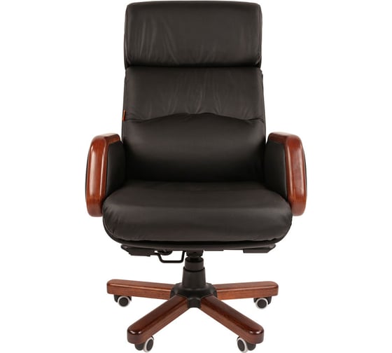 Изображение товара Офисное кресло CHAIRMAN 417 натуральная кожа/экокожа черная мультиблок 00-07163857