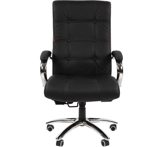 Изображение товара Офисное кресло CHAIRMAN 424 натуральная кожа/экокожа черная мультиблок 00-07163863