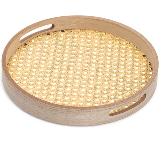 Изображение товара Поднос круглый DOMENIK RATTAN 30 см DMT001